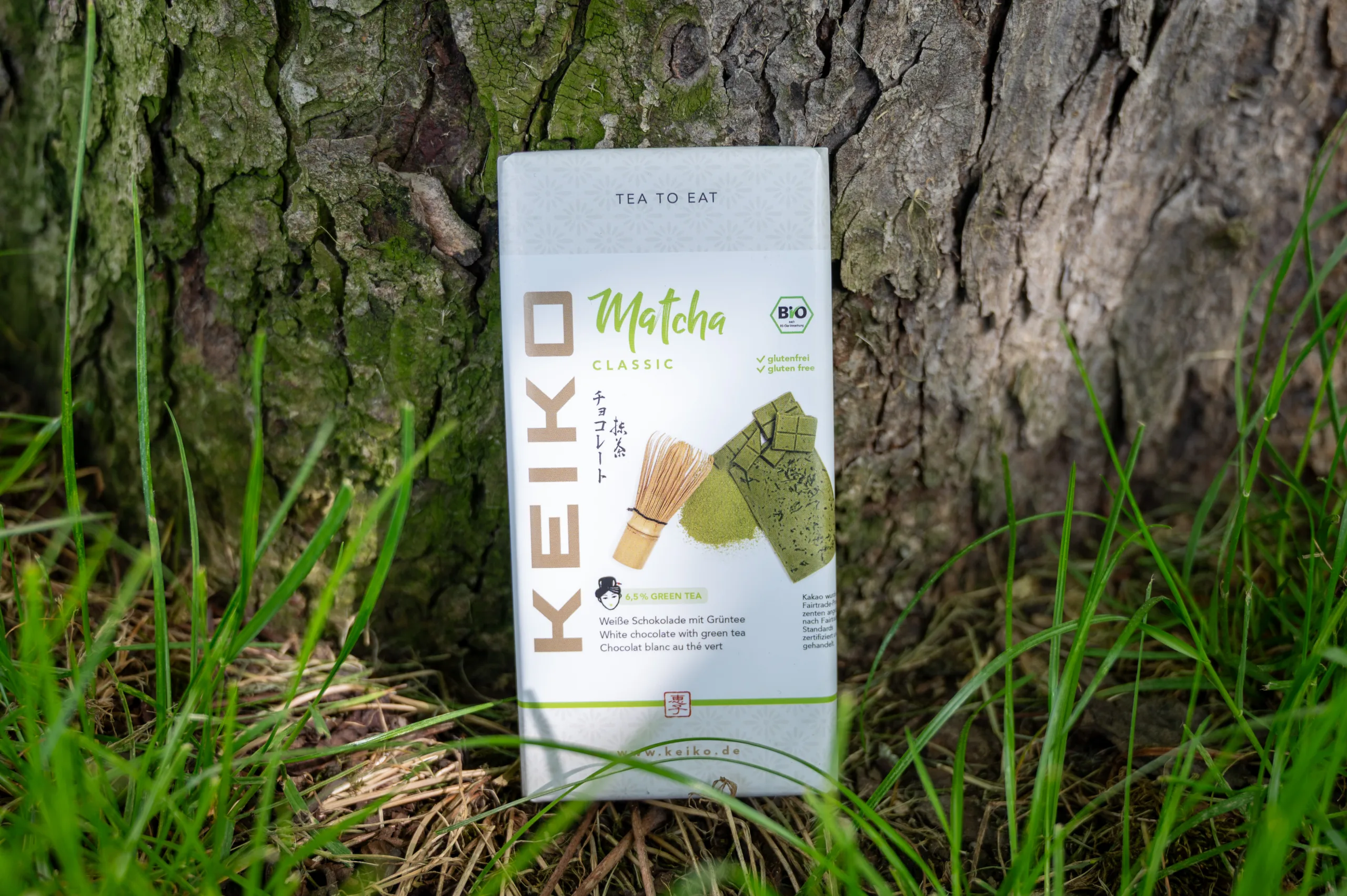 Matcha čokoláda - bílá čokoláda s čajem Kabuse